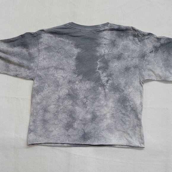 AC/DC 1979 Tour Tie-Dye Long Sleeve Shirt | Medium Grey Multi-Color - Picture 3 of 5